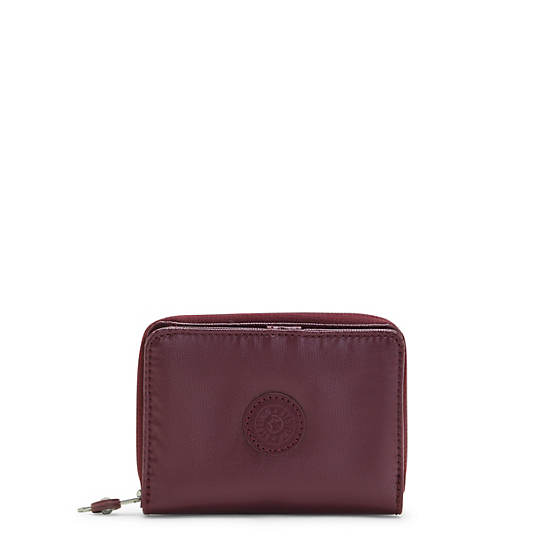 Kipling Money Love Metallic Small Portefeuille Bordeaux | BE 1798ZU